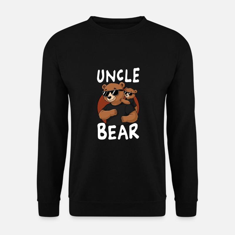 Uncle Bear - Unisex Sweatshirt - black