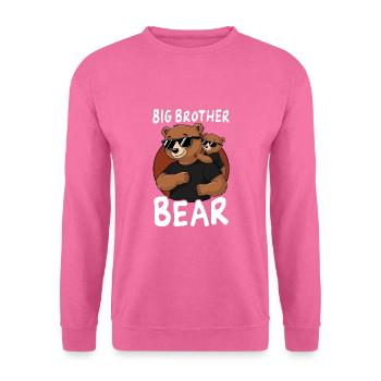 Big Brother Bear - Unisex Pullover - Pink - Vorne