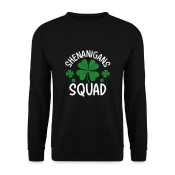 Shenanigans Squad - Unisex Pullover - Schwarz - Vorne - Alina (178cm) & Michal (187cm)