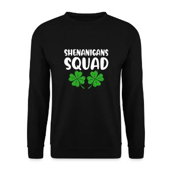 Shenanigans Squad - Unisex Pullover - Schwarz - Vorne - Alina (178cm) & Michal (187cm)