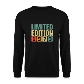 Édition limitée 1973 - Sweat-shirt Unisexe - noir - Devant - Alina (178cm) & Michal (187cm)