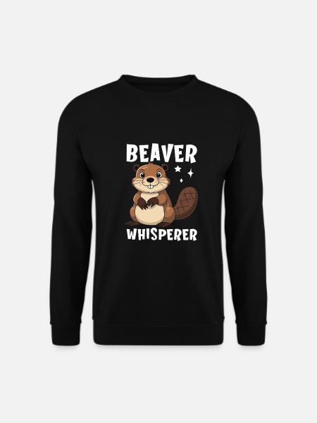 Beaver Whisperer - Unisex Sweatshirt - black