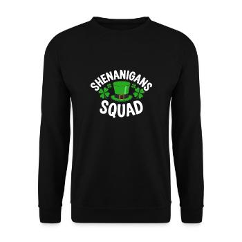Shenanigans Squad - Unisex Sweatshirt - black - Front - Alina (178cm) & Michal (187cm)
