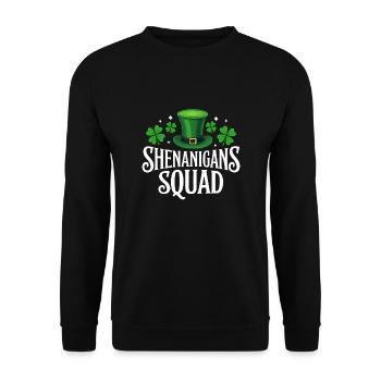 Shenanigans Squad - Unisex Sweatshirt - black - Front - Alina (178cm) & Michal (187cm)