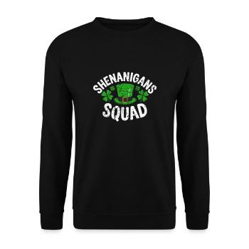 Shenanigans Squad - Unisex Sweatshirt - black - Front - Alina (178cm) & Michal (187cm)