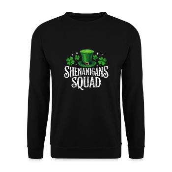 Shenanigans Squad - Unisex Sweatshirt - black - Front - Alina (178cm) & Michal (187cm)
