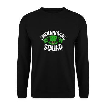 Shenanigans Squad - Unisex Sweatshirt - black - Front - Alina (178cm) & Michal (187cm)