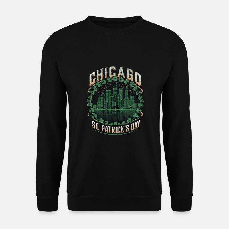 Chicago St Patrick's Day - Unisex Sweatshirt - black