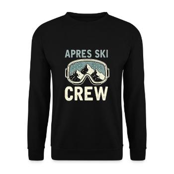 Équipage après-ski - Sweat-shirt Unisexe - noir - Devant - Alina (178cm) & Michal (187cm)