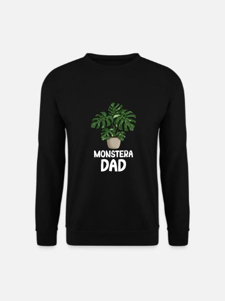 Monstera Dad - Unisex Sweatshirt - black