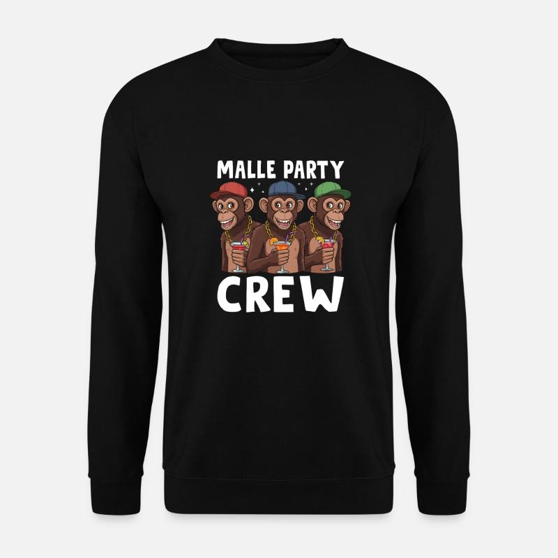 Malle Party Crew - Unisex Pullover - Schwarz