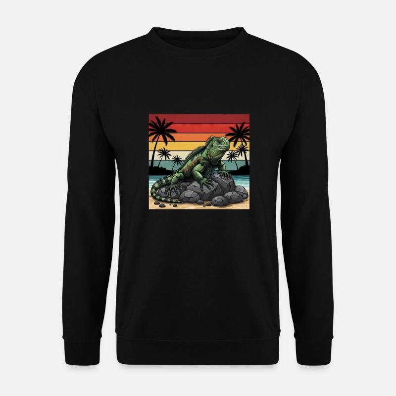 Marine Iguana Galapagos - Unisex Sweatshirt - black