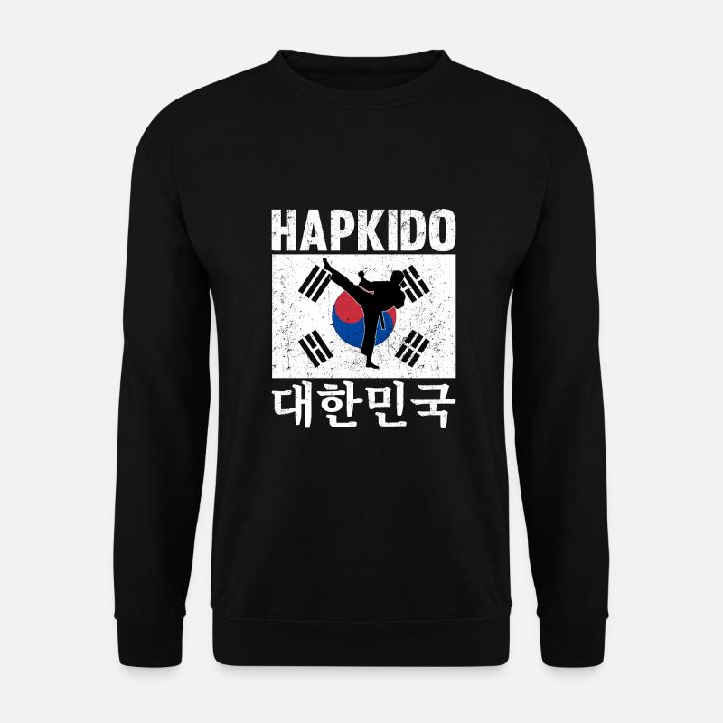 Hapkido Korean Martial Art - Unisex Pullover - Schwarz