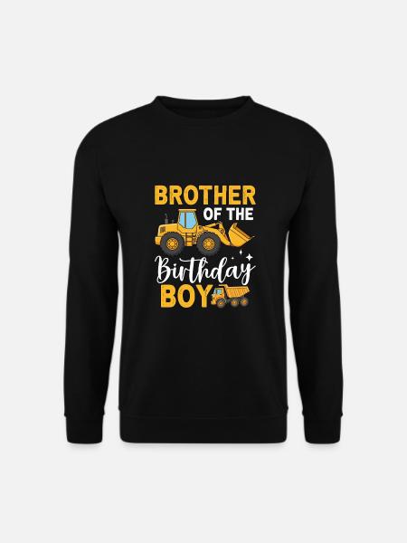 Frère du garçon d’anniversaire - Sweat-shirt Unisexe - noir