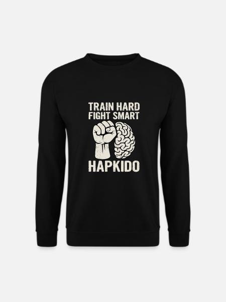 Train Hard Fight Smart Hapkido - Unisex Sweatshirt - black