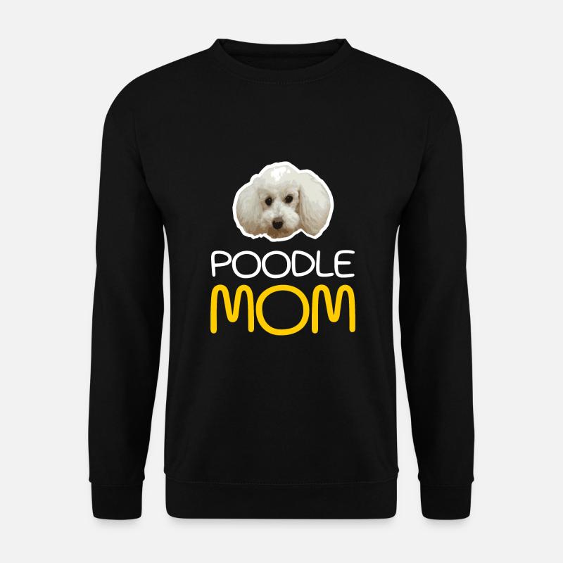 Poodle Mama - poodle mom - Unisex Sweatshirt - black