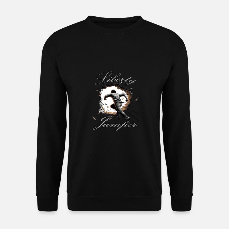 Leap into freedom - Unisex Sweatshirt - black
