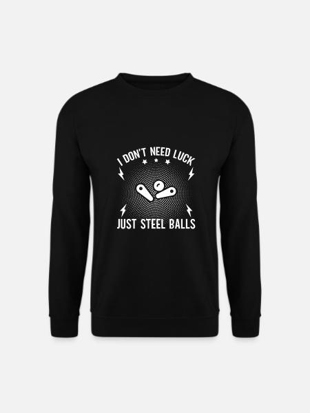 Pinball Players Like Steel Balls Pinball GIft idea - Unisex Pullover - Schwarz