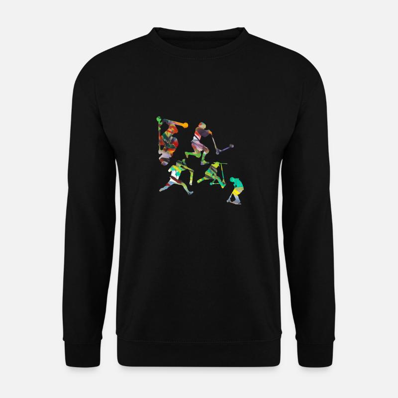 scooters cascadeurs,scooters trick,tricks,stunt,e-scooter - Sweat-shirt Unisexe - noir