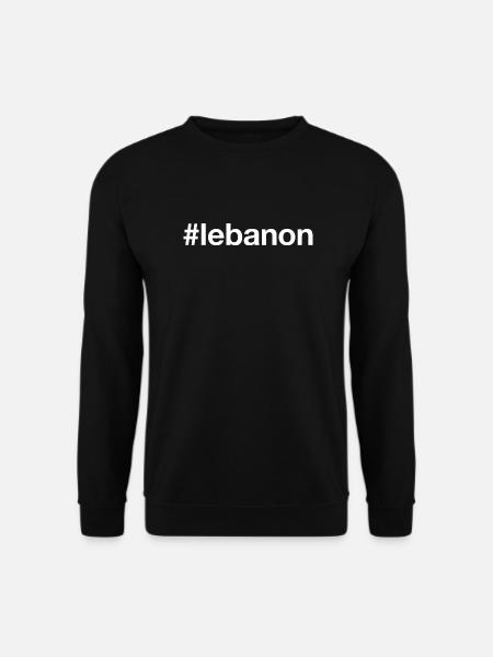 LIBANON Hashtag - Unisex sweater - sort