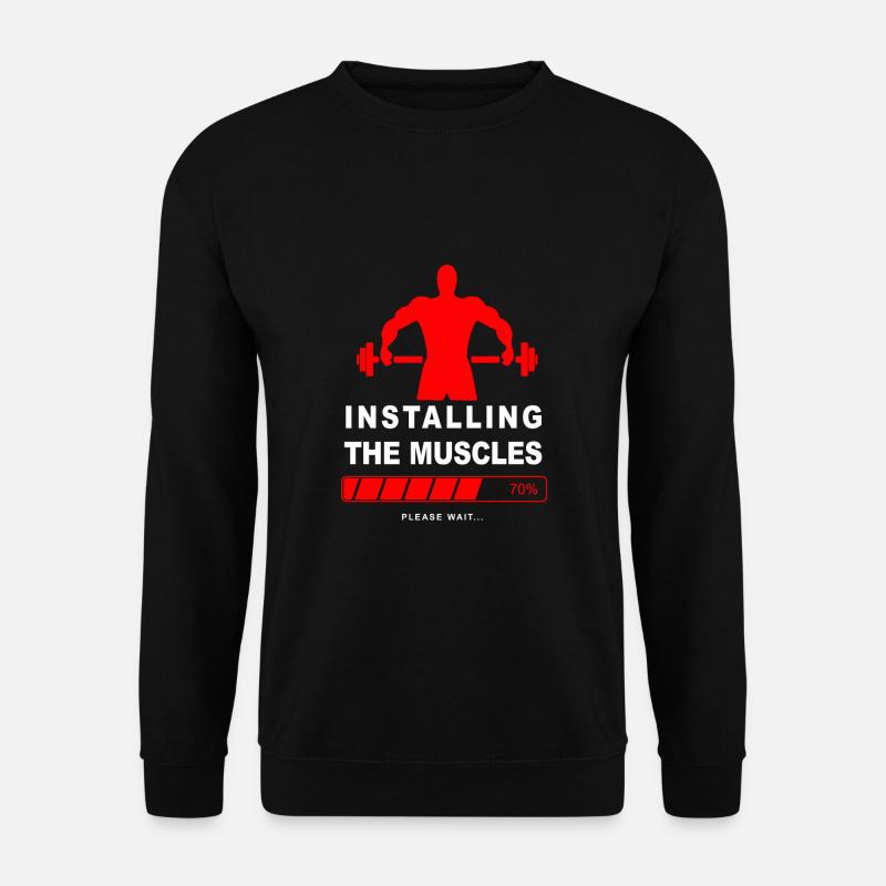 Installing Muscle 2 - Unisex Pullover - Schwarz