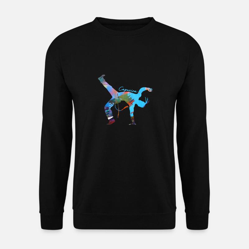 capoeira,sport,graffiti,bunt,malerei - Unisex Pullover - Schwarz