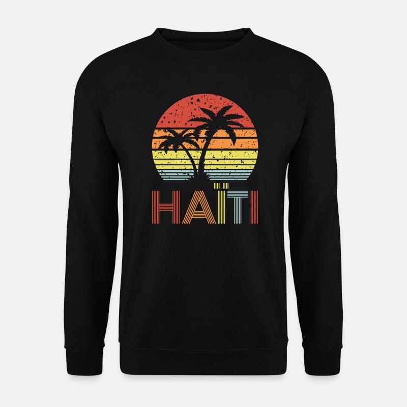 Haiti - Unisex Pullover - Schwarz