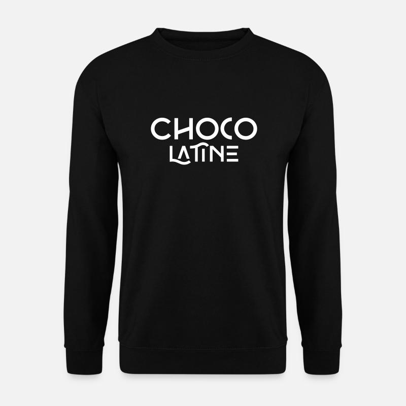 CHOCO LATINE Chocolatine - Unisex Sweatshirt - black