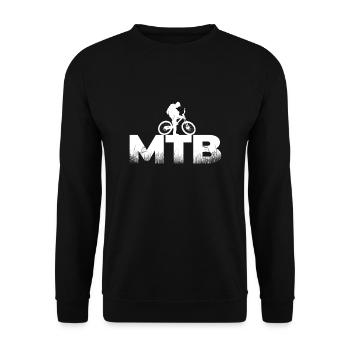 mtb mountainbike enduro - Sweat-shirt Unisexe - noir - Devant - Alina (178cm) & Michal (187cm)