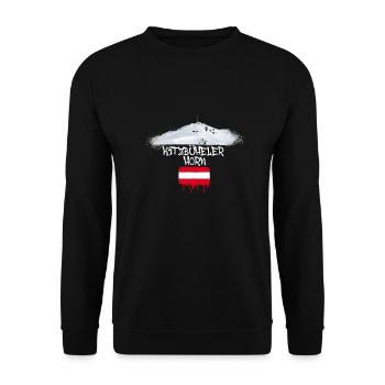 Kitzbüheler Horn,mountain,mountains,austria,ski area - Unisex Sweatshirt - black - Front - Alina (178cm) & Michal (187cm)