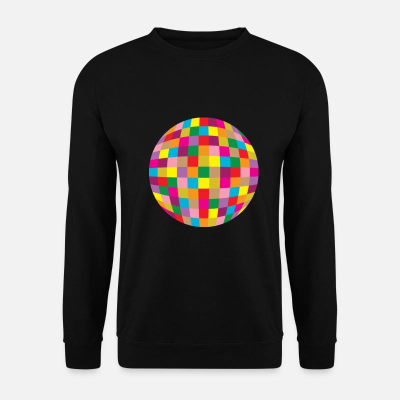 Boule disco - Sweat-shirt Unisexe - noir