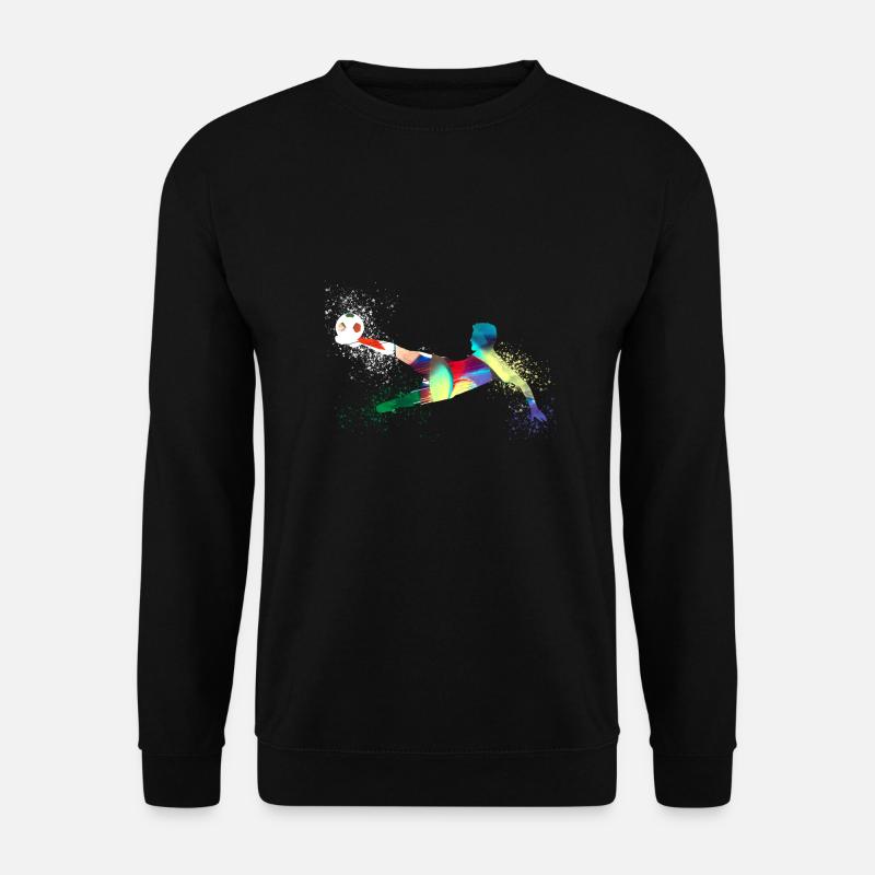 Fußball ,Fußballer, Männerfußball,graffiti - Unisex Pullover - Schwarz