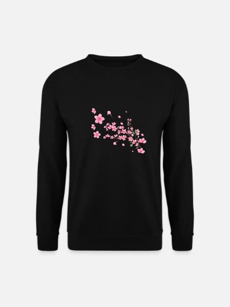 Sakura,Cherry Blossom,Blossoms,Cherry Blossom - Unisex Sweatshirt - black