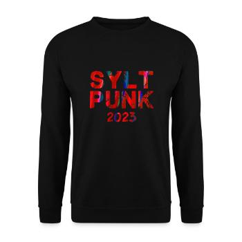 sylt punk,punk,punks,sylt,graffiti - Unisex Pullover - Schwarz - Vorne - Alina (178cm) & Michal (187cm)