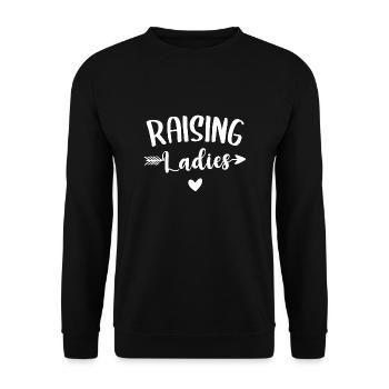 Élever des dames Fête des mères Meilleure maman jamais aimante - Sweat-shirt Unisexe - noir - Devant - Alina (178cm) & Michal (187cm)