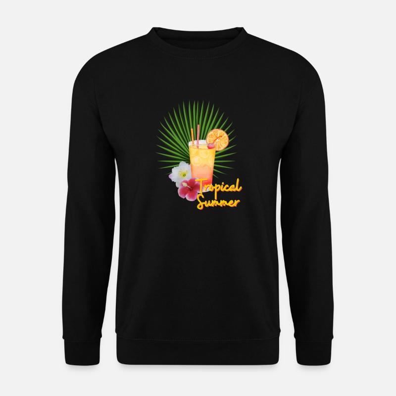 Tropical Summer - Unisex Pullover - Schwarz
