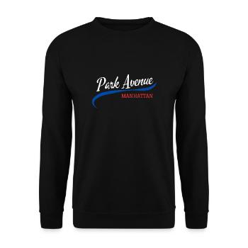 Neighborhood Series – Park Avenue - Unisex Sweatshirt - black - Front - Alina (178cm) & Michal (187cm)