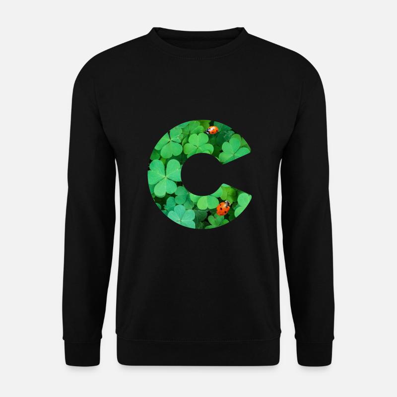 kleeblätter c - Unisex Pullover - Schwarz