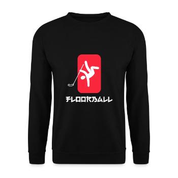 floorball floorballteam unihockey-sport - Sweat-shirt Unisexe - noir - Devant - Alina (178cm) & Michal (187cm)