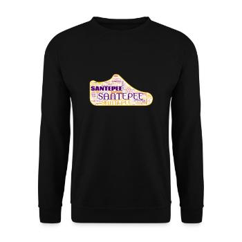 Santepee Sneaker Thema - Unisex Pullover - Schwarz - Vorne - Alina (178cm) & Michal (187cm)