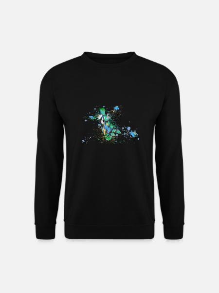 Handball, handballer, Beachhandball,Graffiti - Unisex Pullover - Schwarz