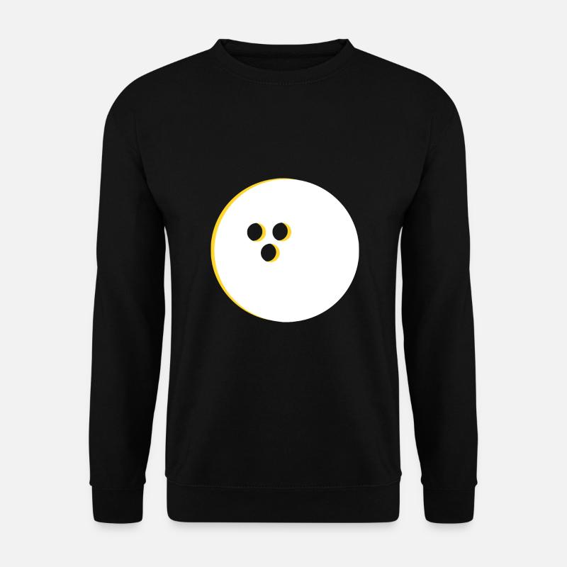 Bowlingkugel, Bowling - Unisex Pullover - Schwarz