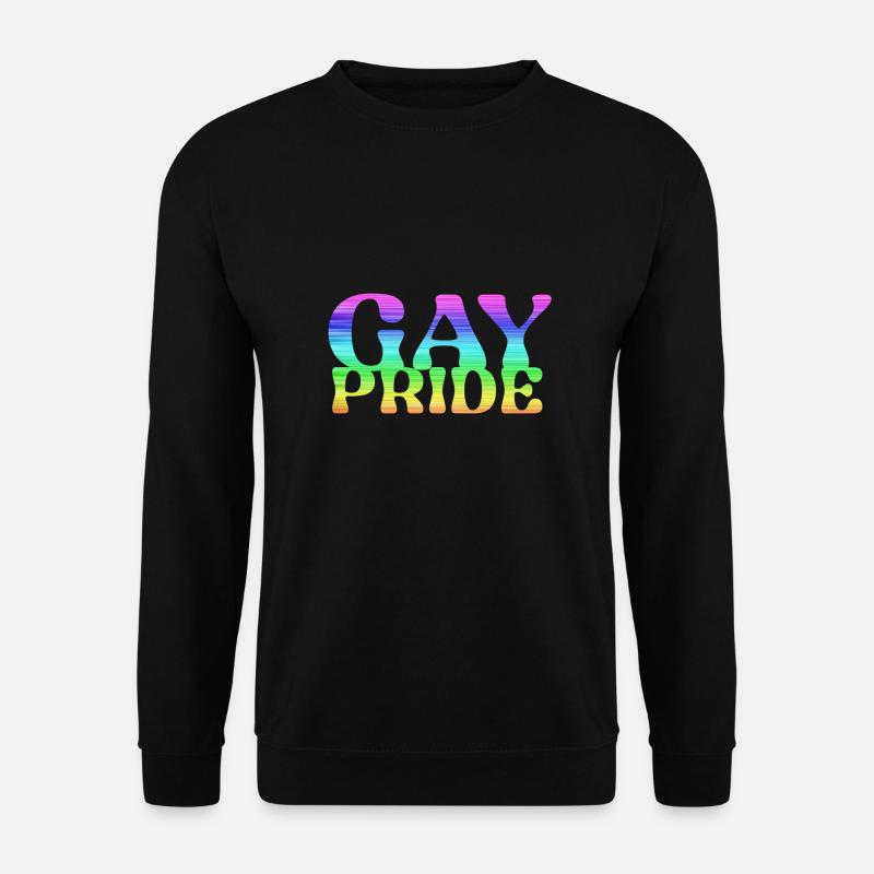 gay pride,pride,rainbow,LGBT - Unisex Sweatshirt - black