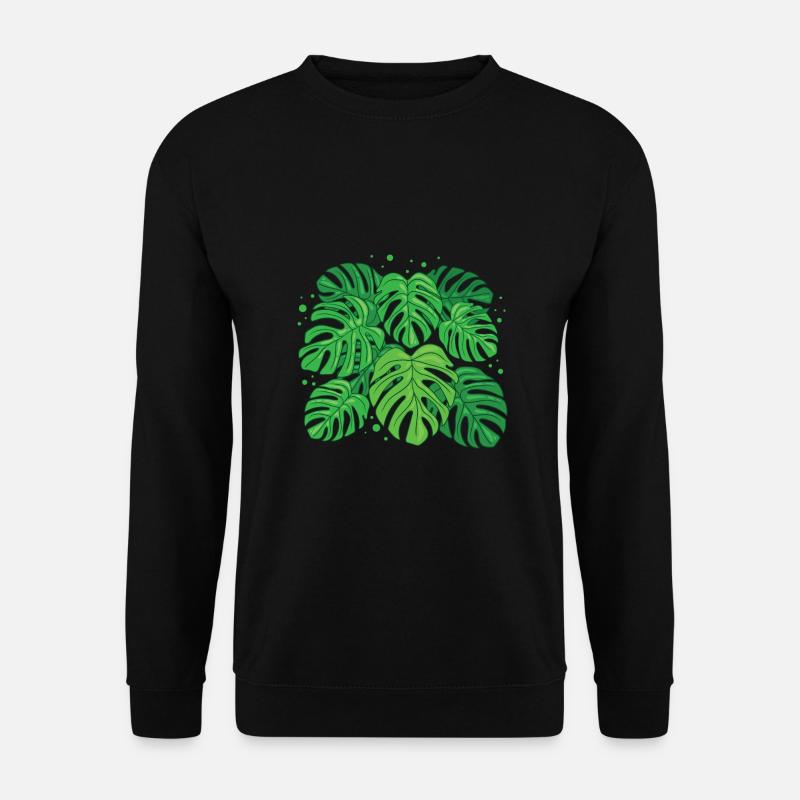 Monstera Deliciosa - Unisex Pullover - Schwarz