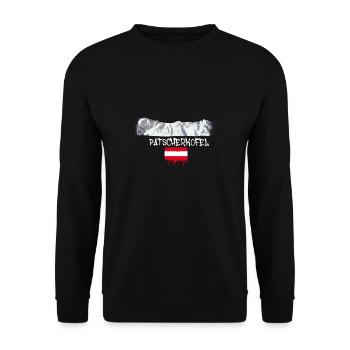 Patscherkofel,mountain,mountains,Austria,ski area,skiing - Unisex Sweatshirt - black - Front - Alina (178cm) & Michal (187cm)