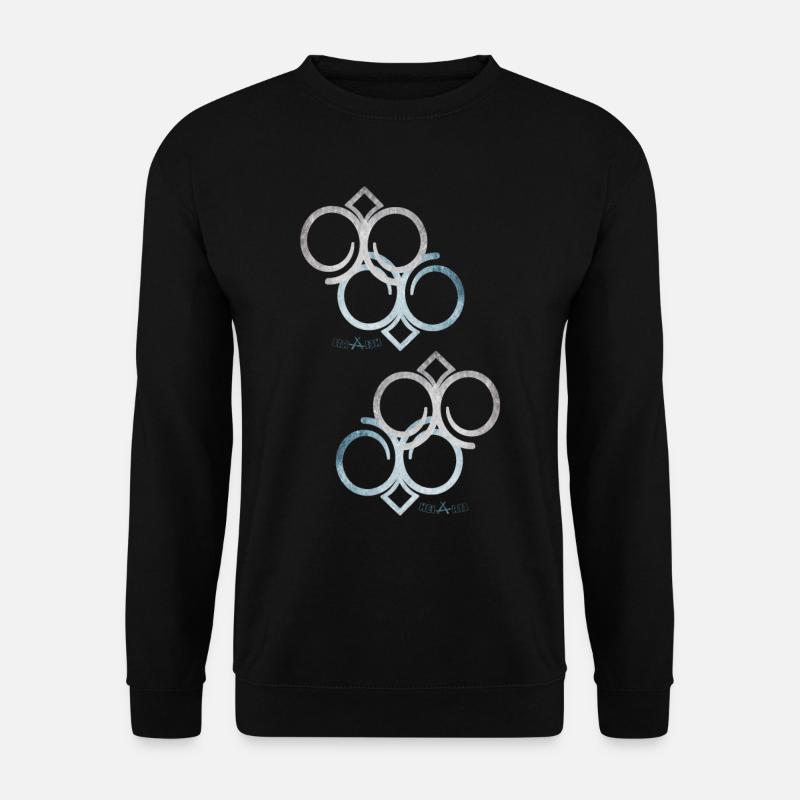 Abstract No. 69 b - Unisex Pullover - Schwarz