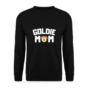 Goldie Mama Dogs Mother's Day Golden Retriever - Unisex Sweatshirt - black - Front - Alina (178cm) & Michal (187cm)