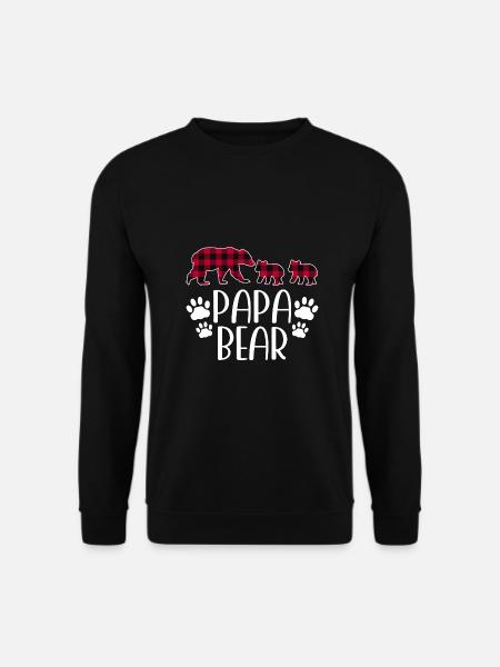 Papa Bear - Unisex Sweatshirt - black