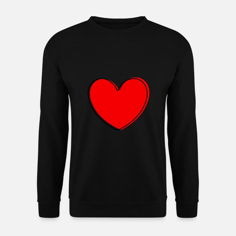 Saint-Valentin, Saint-Valentin, Saint-Valentin - Sweat-shirt Unisexe - noir