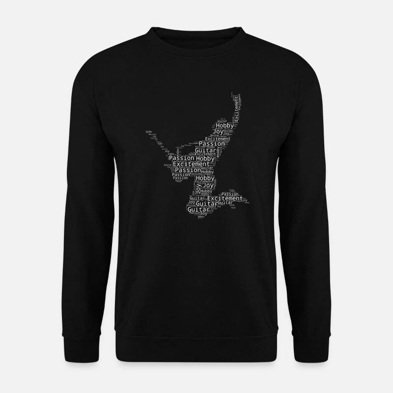 classical guitar guitar guitar player - Unisex Sweatshirt - black